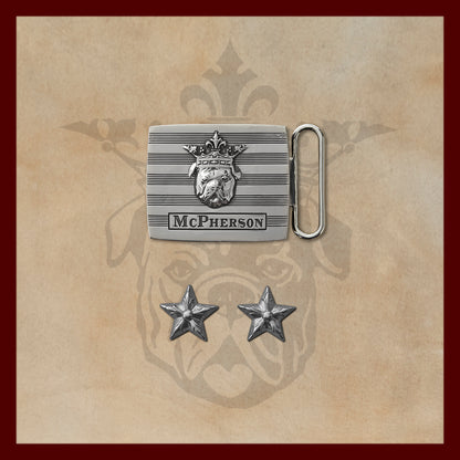 Tug's Silver Engineer Buckle Set