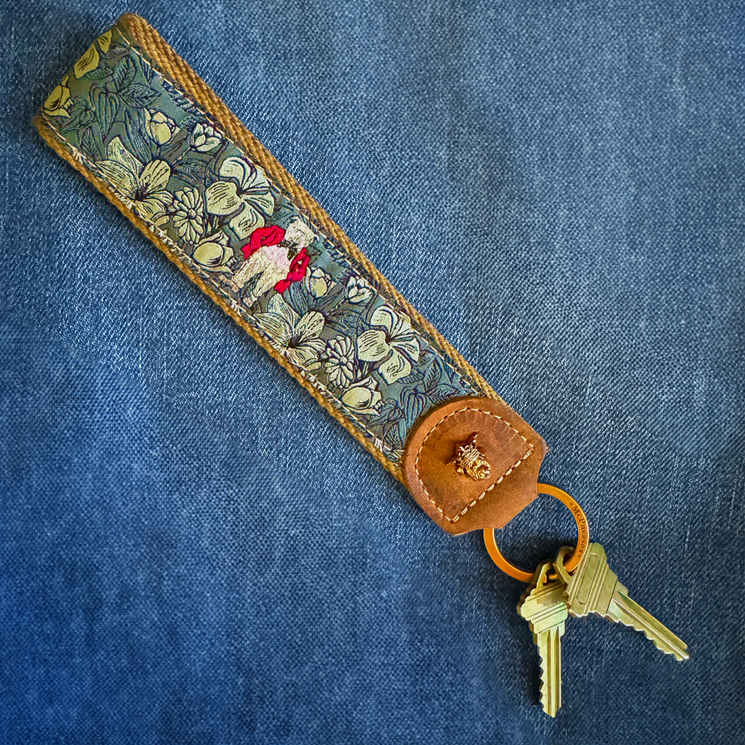 Porter Key Fob Woven Jacquard-Duke McPherson