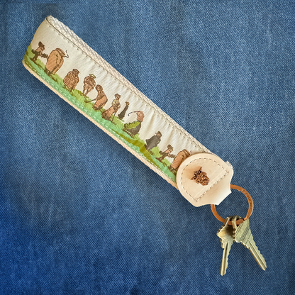 Porter Novelty North Berwick Pattern Key Fob