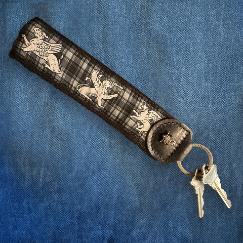 Porter Key Fob Woven Jacquard-Regal Icon