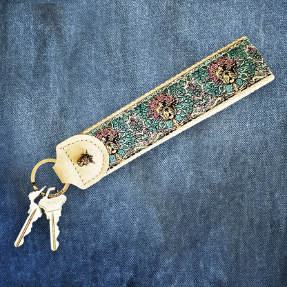 Porter Novelty Uncle Rufus Band Pattern Key Fob