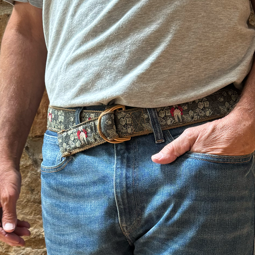 Sarge Duke McPherson Novelty Pattern D-Ring Belt