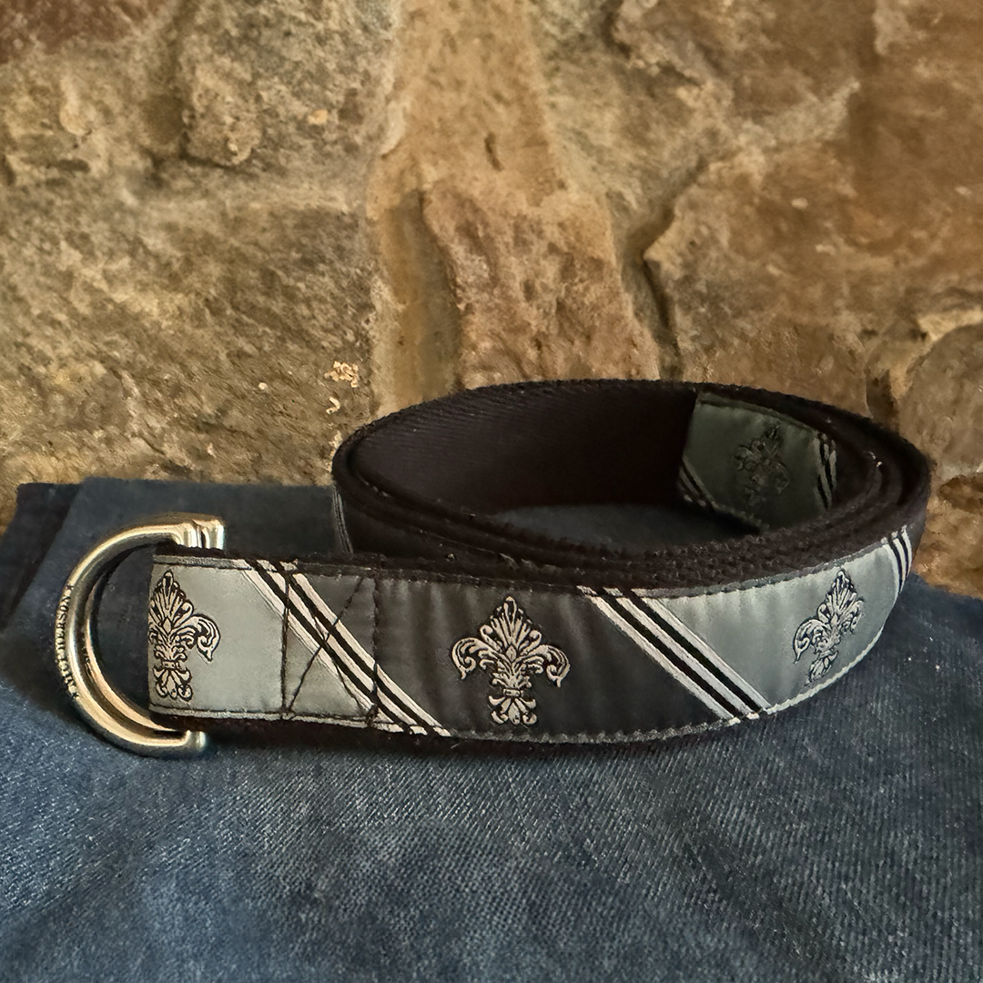 Sarge DD Belt Woven Jacquard-Fleur De Lis