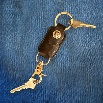 Tilman Dark Brown Valet Key Clip