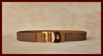 Tank Brown Scottish Wool Herringbone Utility Belt