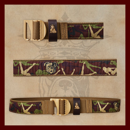 Tank Novelty Camo Girl Pattern Webbed Utility Belt