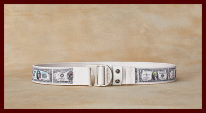 Tank Novelty Funny Money Pattern Webbed Utility Belt
