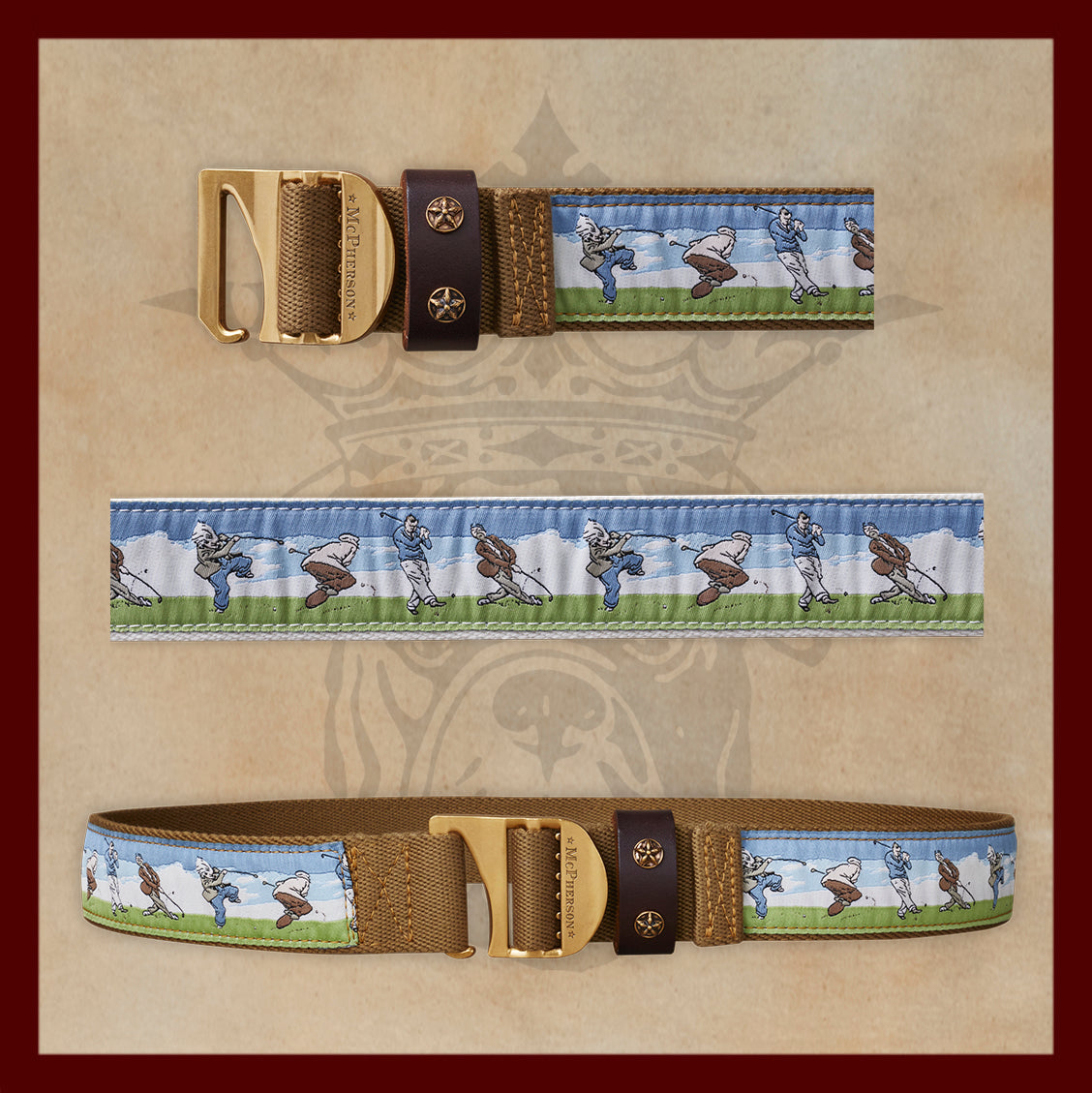 Tank Novelty Release the Kraken Pattern Webbed Utility Belt