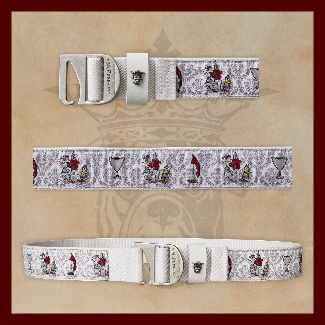 Tank Novelty Seamus McPherson Pattern Webbed Utility Belt