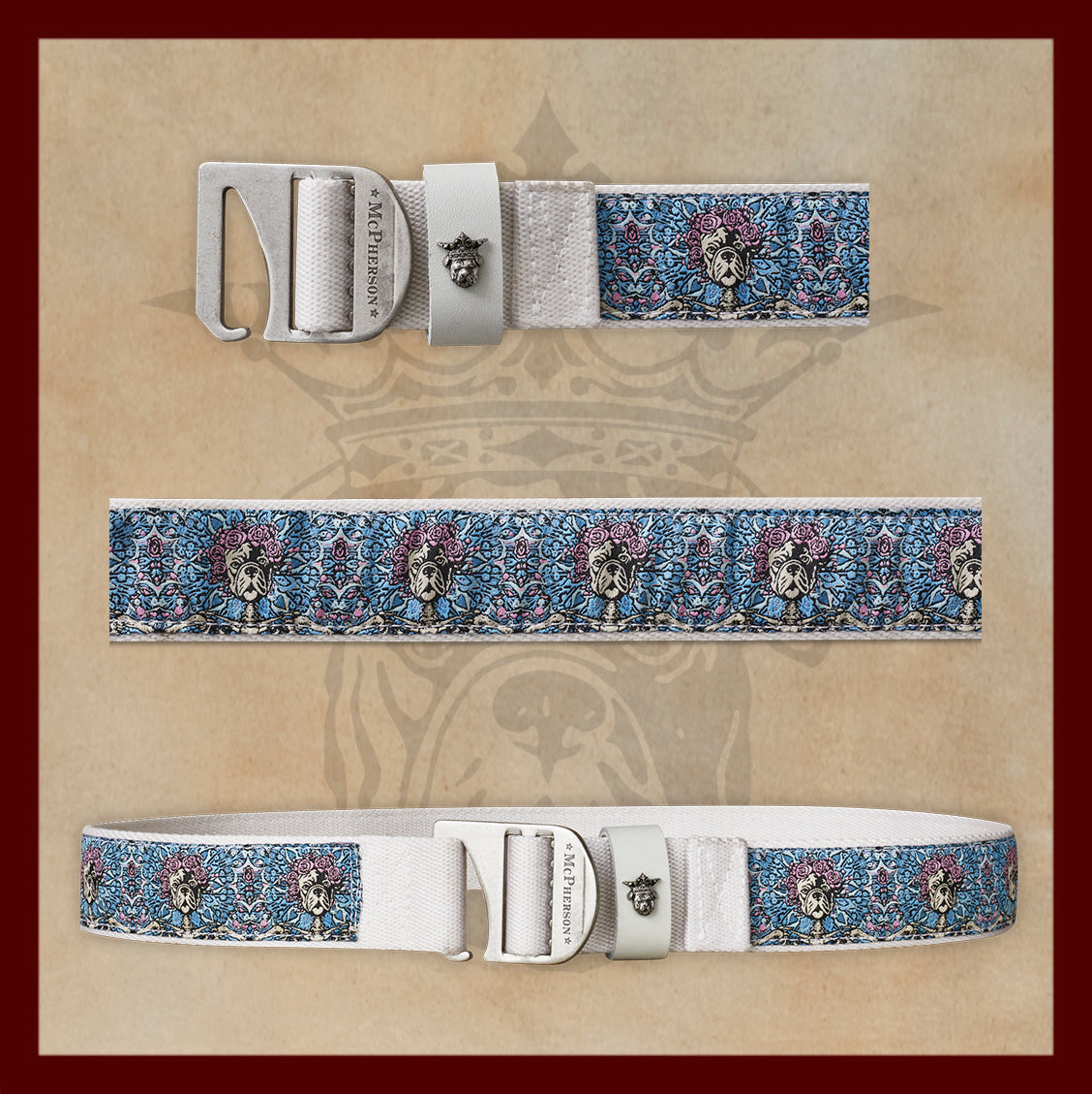 Tank Novelty Uncle Rufus Band Pattern Webbed Utility Belt