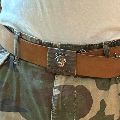 Tug's Chestnut Leather Engineer Belt