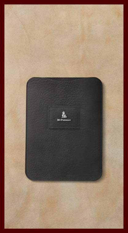 Bronson Black Leather iPad Case