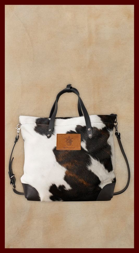 Daisy Ranch Hand Tote Hair-On Cowhide-Mustang