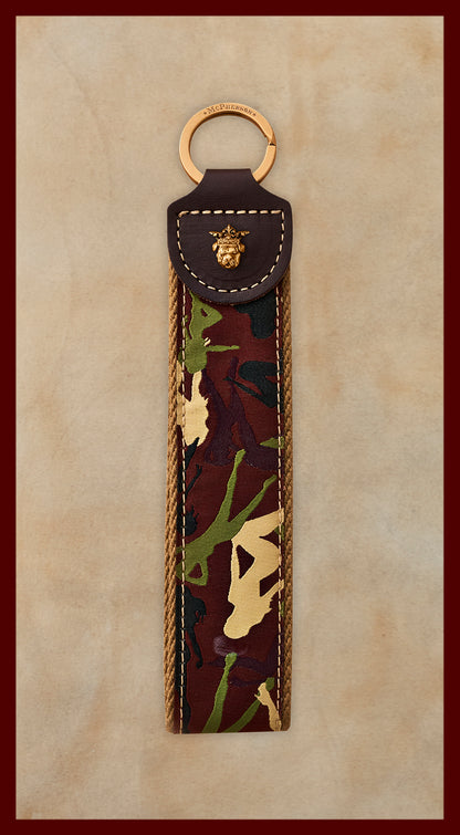 Porter Novelty Camo Girl Pattern Key Fob